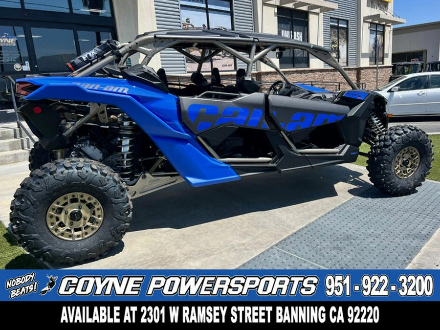 2024 Can-Am® Maverick X3 MAX X rs Turbo RR with Smart-Shox Dazzling Blue & Carbon Black