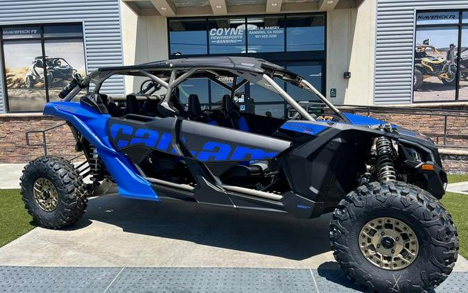 2024 Can-Am® Maverick X3 MAX X rs Turbo RR with Smart-Shox Dazzling Blue & Carbon Black