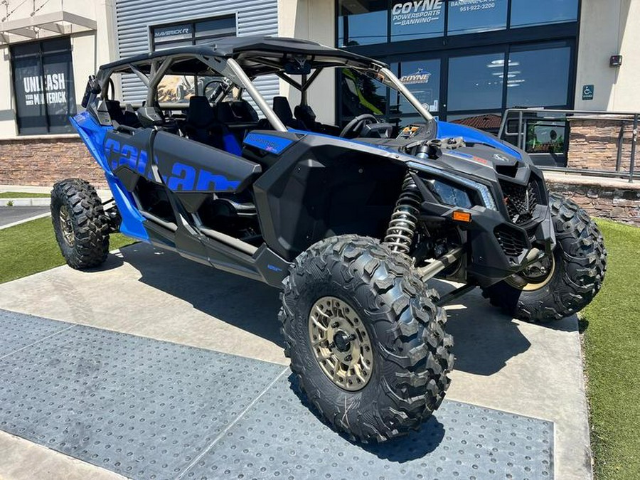 2024 Can-Am® Maverick X3 MAX X rs Turbo RR with Smart-Shox Dazzling Blue & Carbon Black