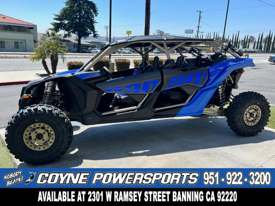 2024 Can-Am® Maverick X3 MAX X rs Turbo RR with Smart-Shox Dazzling Blue & Carbon Black