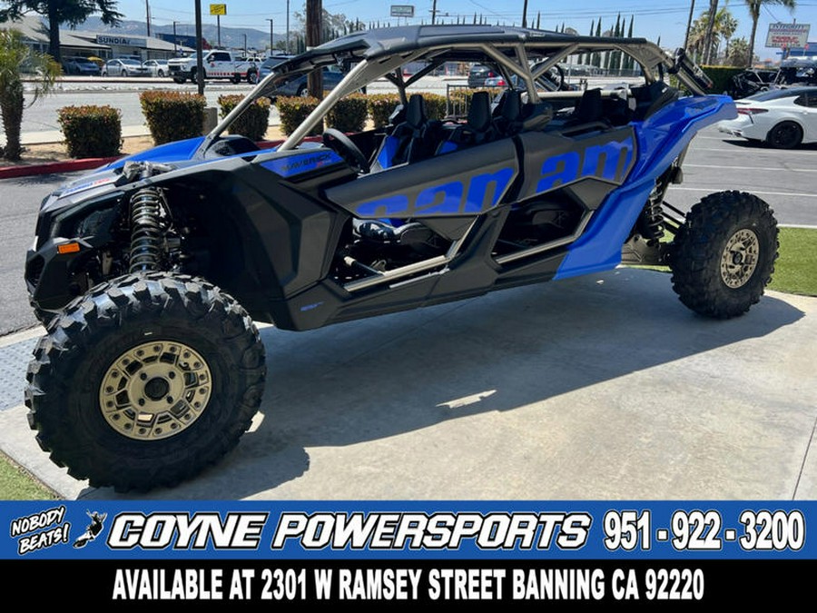 2024 Can-Am® Maverick X3 MAX X rs Turbo RR with Smart-Shox Dazzling Blue & Carbon Black