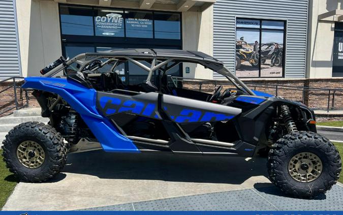 2024 Can-Am® Maverick X3 MAX X rs Turbo RR with Smart-Shox Dazzling Blue & Carbon Black