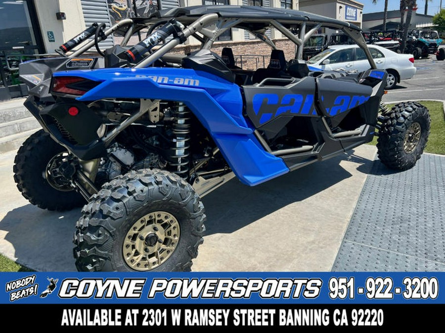 2024 Can-Am® Maverick X3 MAX X rs Turbo RR with Smart-Shox Dazzling Blue & Carbon Black