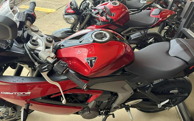2025 Triumph Daytona 660 Carnival Red/Sapphire Black