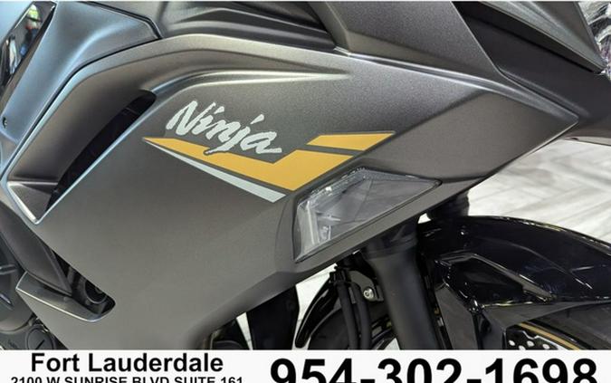 2023 Kawasaki Ninja 650 Metallic Matte Graphenesteel GrayEbony