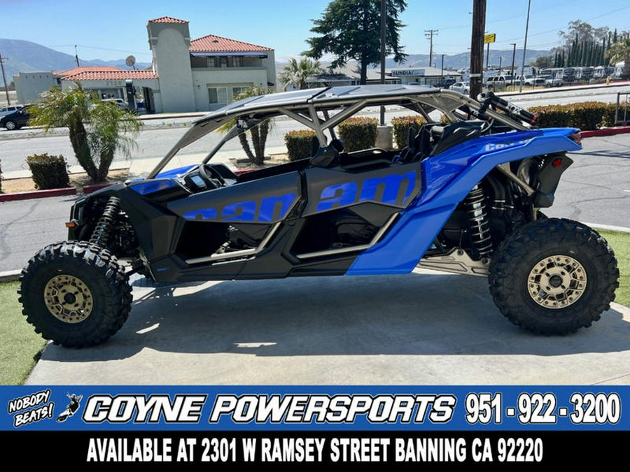 2024 Can-Am® Maverick X3 MAX X rs Turbo RR with Smart-Shox Dazzling Blue & Carbon Black