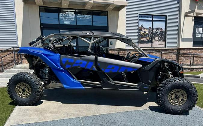 2024 Can-Am® Maverick X3 MAX X rs Turbo RR with Smart-Shox Dazzling Blue & Carbon Black