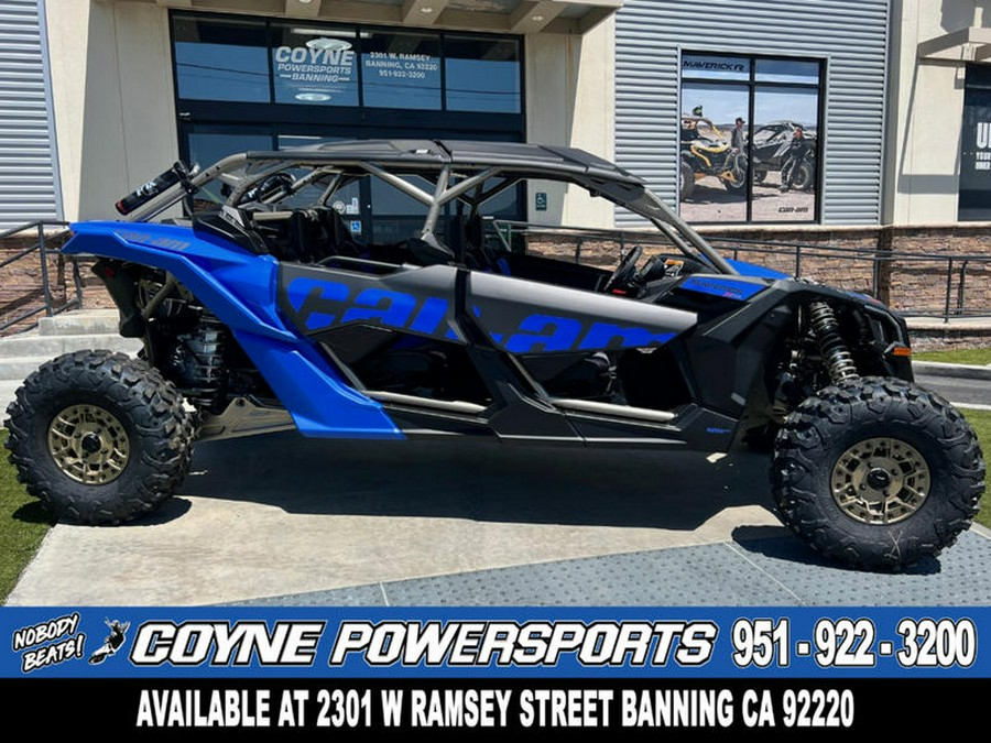 2024 Can-Am® Maverick X3 MAX X rs Turbo RR with Smart-Shox Dazzling Blue & Carbon Black