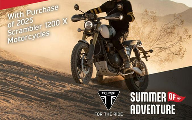 2025 Triumph Scrambler 1200 X Carnival Red