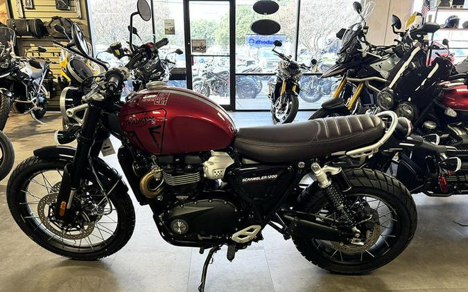 2025 Triumph Scrambler 1200 X Carnival Red