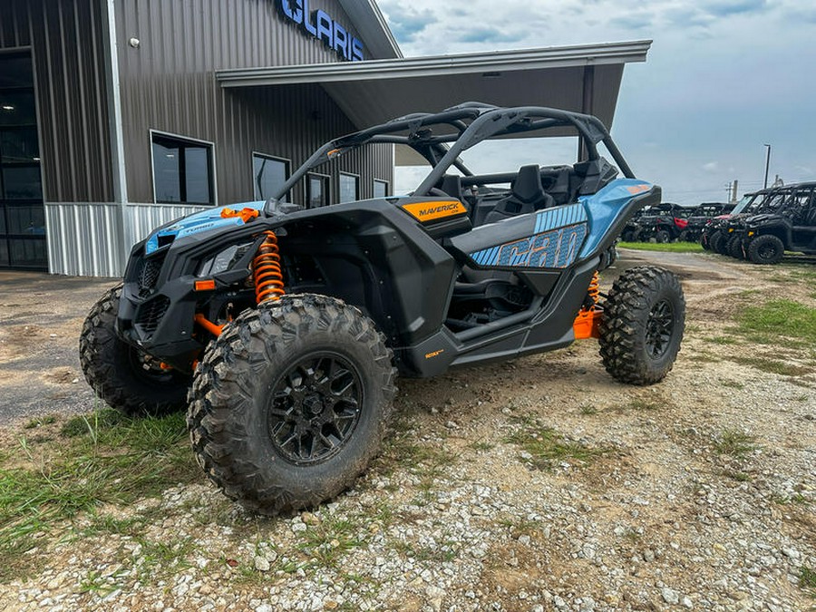 2025 Can-Am® Maverick X3 RS Turbo Scandi Blue & Orange Crush