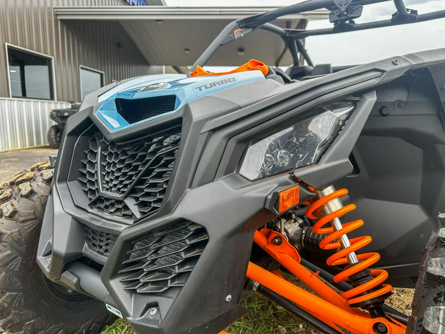 2025 Can-Am® Maverick X3 RS Turbo Scandi Blue & Orange Crush