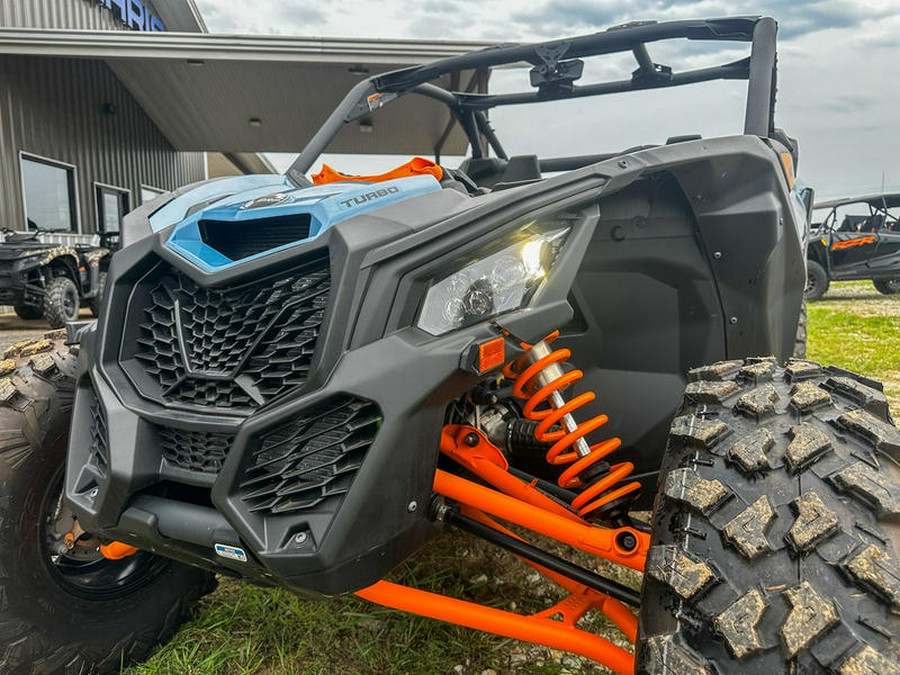 2025 Can-Am® Maverick X3 RS Turbo Scandi Blue & Orange Crush