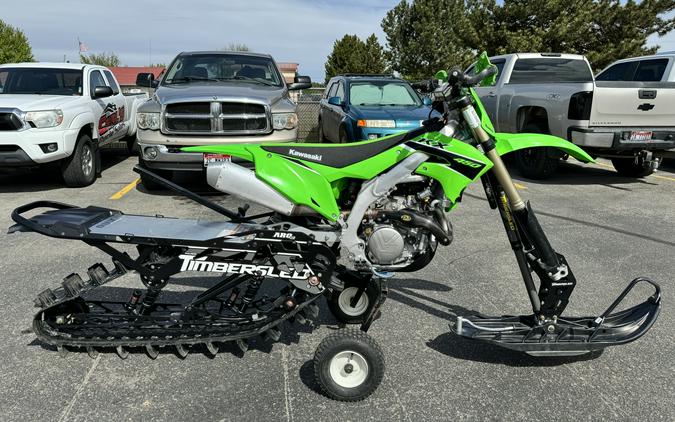 2023 Timbersled KAWASAKI KX450 W/ ARO 3 PRO SNOWBIKE KIT