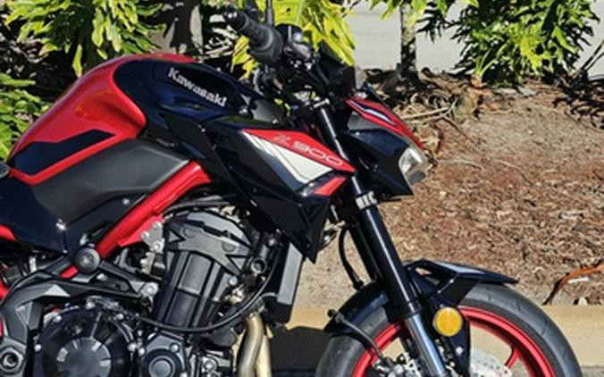 2024 Kawasaki Z900 ABS Candy Persimmon Red/Ebony