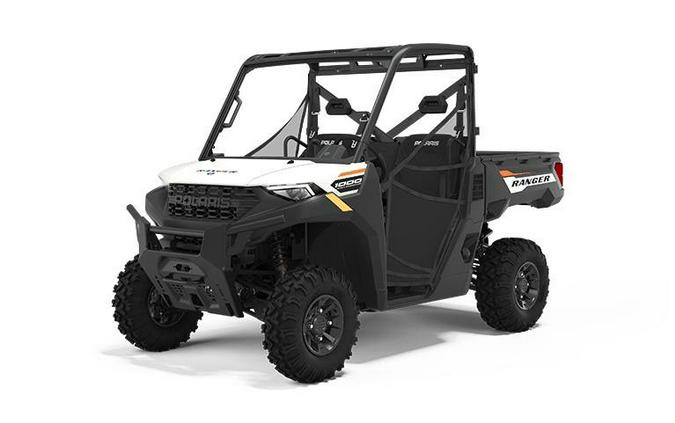 2023 Polaris RANGER 1000 Premium White Lightning - Full Cab+Heat!