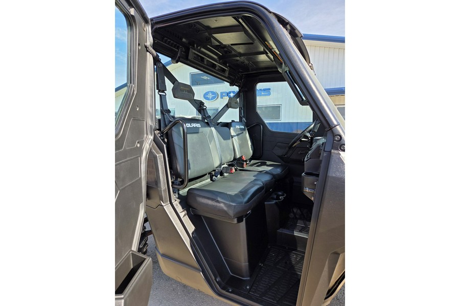 2023 Polaris RANGER 1000 Premium White Lightning - Full Cab+Heat!