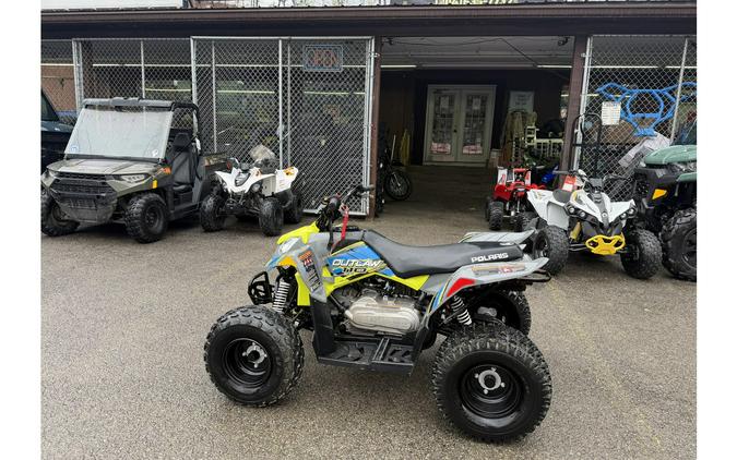 2023 Polaris Outlaw 110 EFI Avalanche Gray/Lime Squeeze