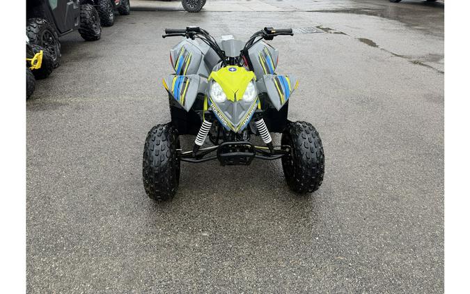 2023 Polaris Outlaw 110 EFI Avalanche Gray/Lime Squeeze