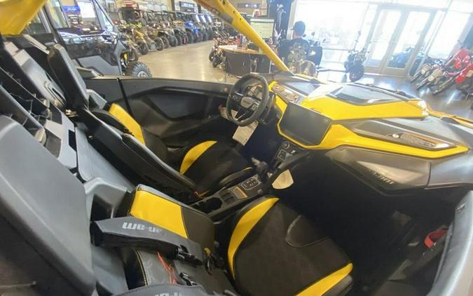 2024 Can-Am® Maverick R X RS with Smart-Shox Carbon Black & Neo Yellow