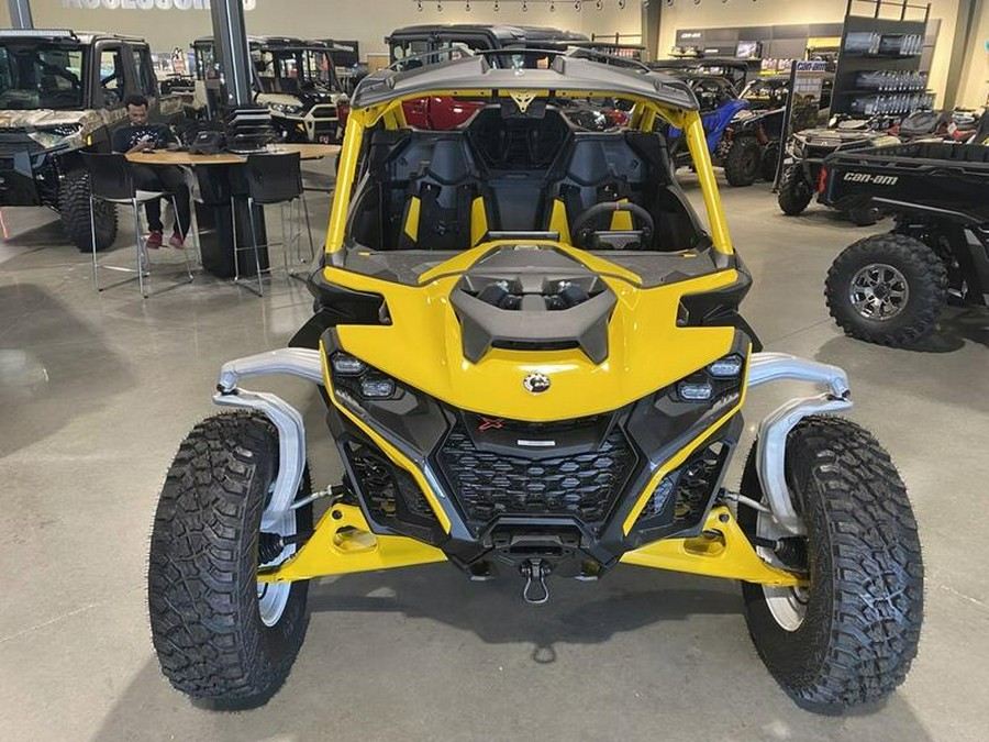 2024 Can-Am® Maverick R X RS with Smart-Shox Carbon Black & Neo Yellow