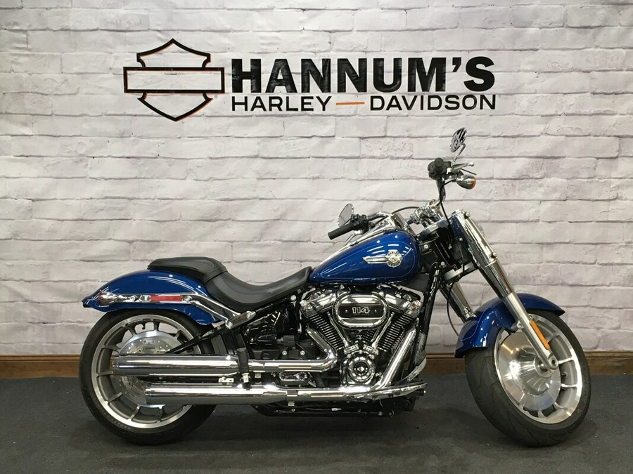 2022 Harley-Davidson Fat Boy 114 Reef Blue FFBS