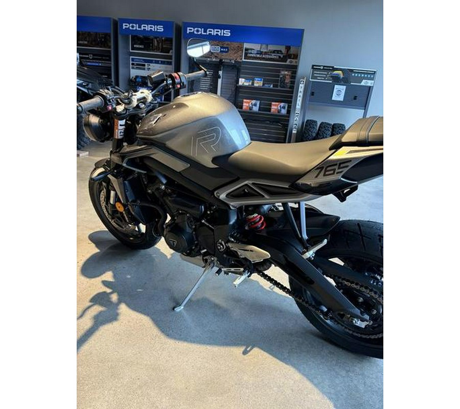 2024 Triumph Street Triple 765 R Silver Ice
