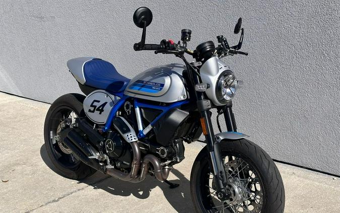 2020 Ducati Scrambler Cafe Racer Silver Ice Matte