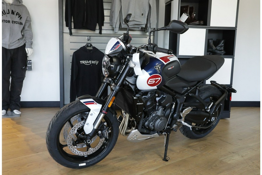 2025 Triumph Trident 660 Triple Tribute Edition