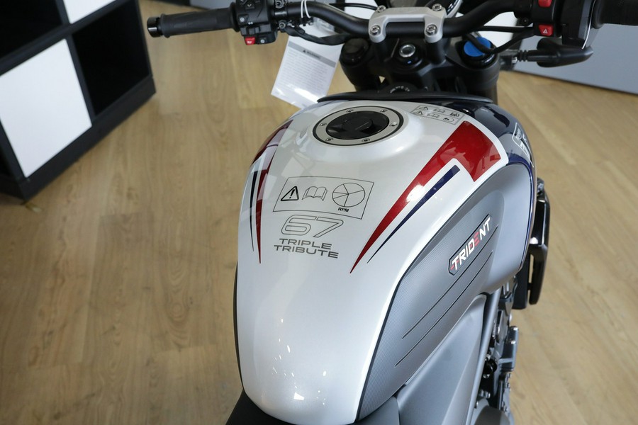 2025 Triumph Trident 660 Triple Tribute Edition