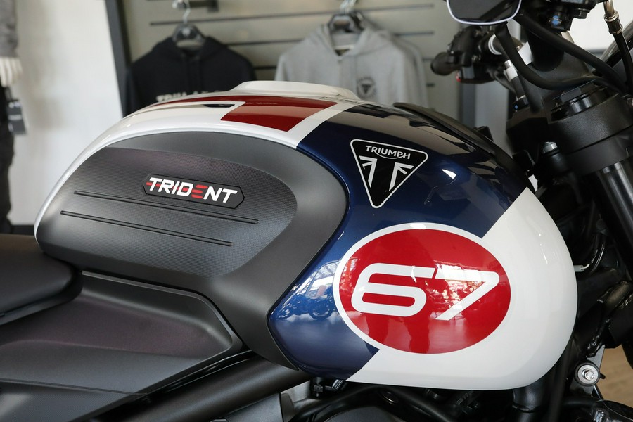 2025 Triumph Trident 660 Triple Tribute Edition