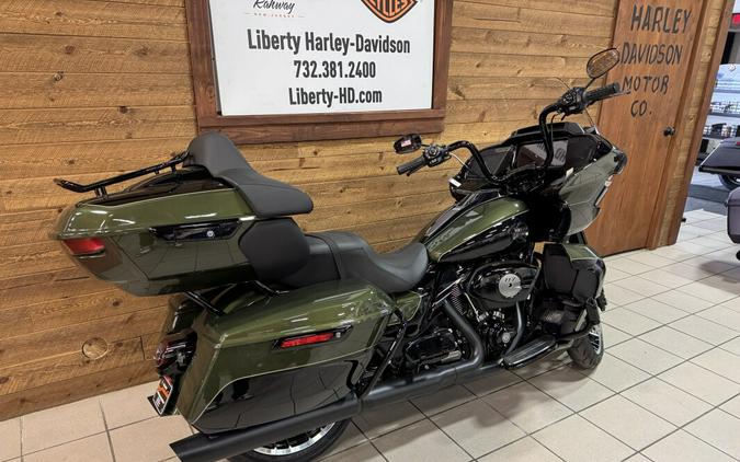 2026 Harley-Davidson® Road Glide Limited Olive Steel Metallic / Vivid Black Black Trim FLTRXL