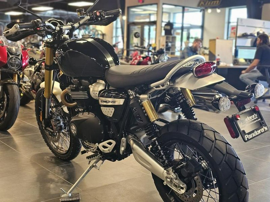 2024 Triumph Scrambler 1200 XE Sapphire Black