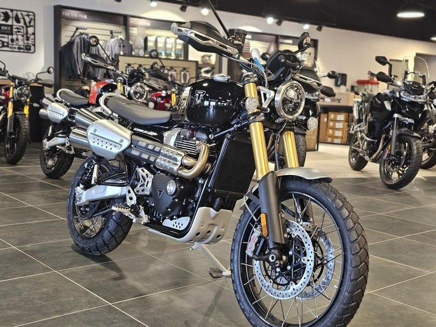 2024 Triumph Scrambler 1200 XE Sapphire Black