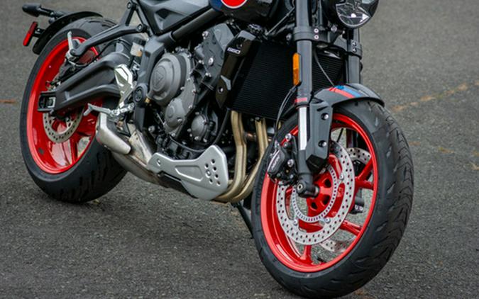 2026 Triumph Trident 660 Triple Tribute Edition Sapphire Black