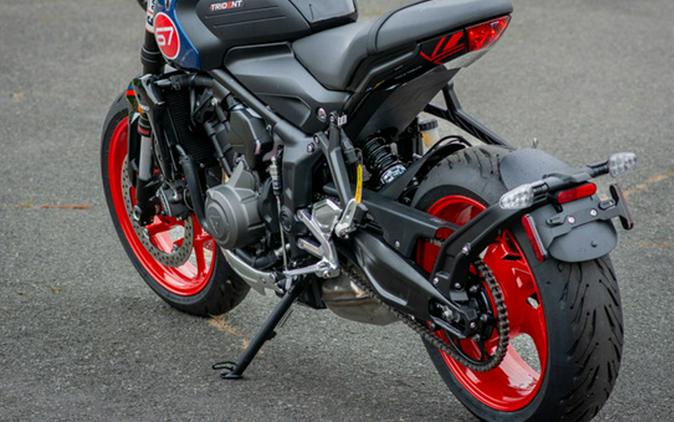 2026 Triumph Trident 660 Triple Tribute Edition Sapphire Black