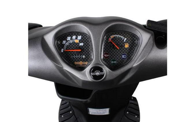 2022 Genuine Scooter Roughhouse 50 Sport Matte Black