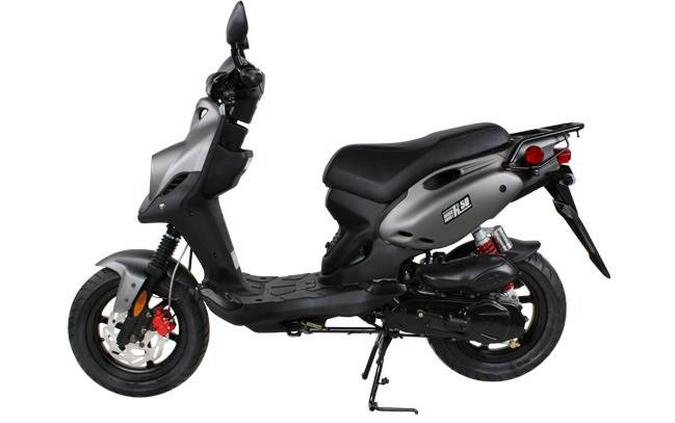 2022 Genuine Scooter Roughhouse 50 Sport Matte Black