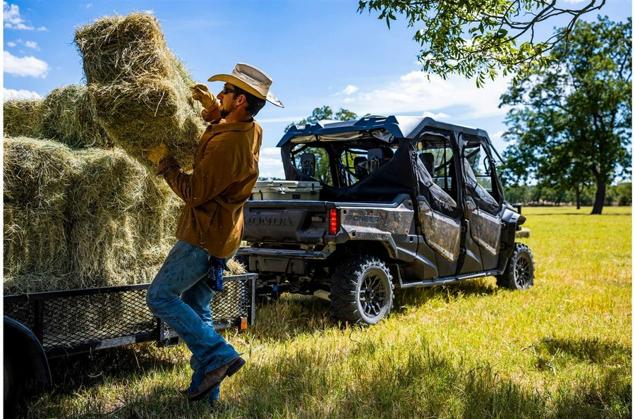 2023 Honda Pioneer 1000-6 Deluxe Crew Camo