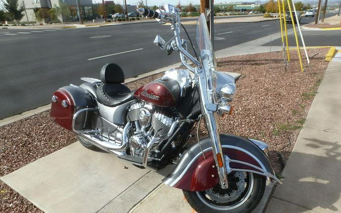 2019 Indian Motorcycle® Springfield® Steel Gray / Burgundy Metallic