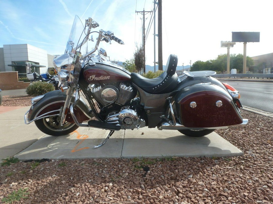 2019 Indian Motorcycle® Springfield® Steel Gray / Burgundy Metallic