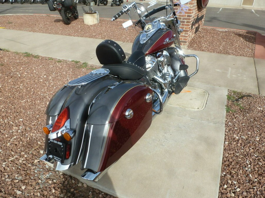 2019 Indian Motorcycle® Springfield® Steel Gray / Burgundy Metallic