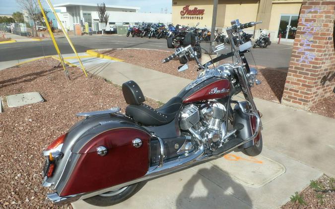 2019 Indian Motorcycle® Springfield® Steel Gray / Burgundy Metallic
