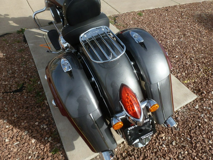 2019 Indian Motorcycle® Springfield® Steel Gray / Burgundy Metallic