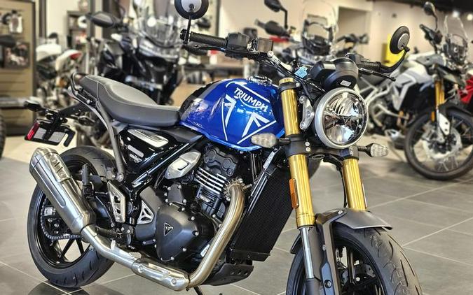 2024 Triumph Speed 400 Caspian Blue / Storm Grey