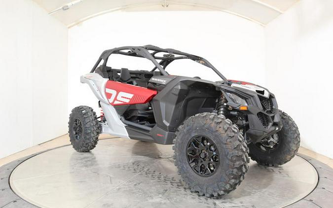 2024 Can-Am® Maverick X3 DS Turbo Fiery Red & Hyper Silver