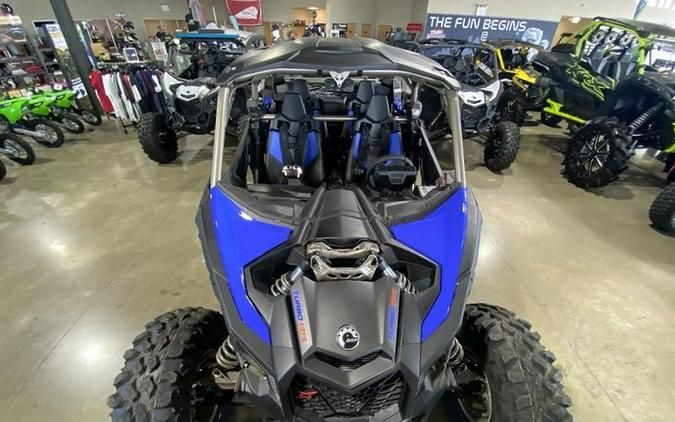 2024 Can-Am® Maverick X3 MAX X rs Turbo RR with Smart-Shox Dazzling Blue & Carbon Black