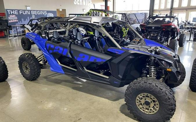 2024 Can-Am® Maverick X3 MAX X rs Turbo RR with Smart-Shox Dazzling Blue & Carbon Black