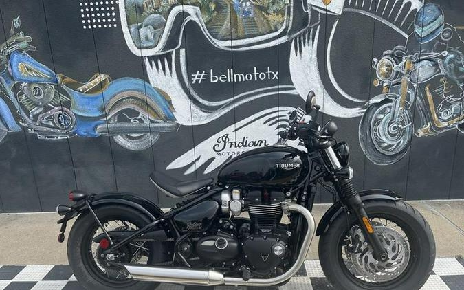 2024 Triumph Bonneville Bobber Jet Black