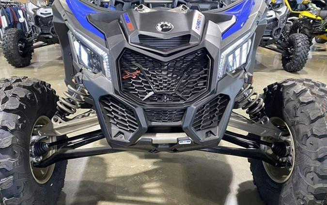 2024 Can-Am® Maverick X3 MAX X rs Turbo RR with Smart-Shox Dazzling Blue & Carbon Black